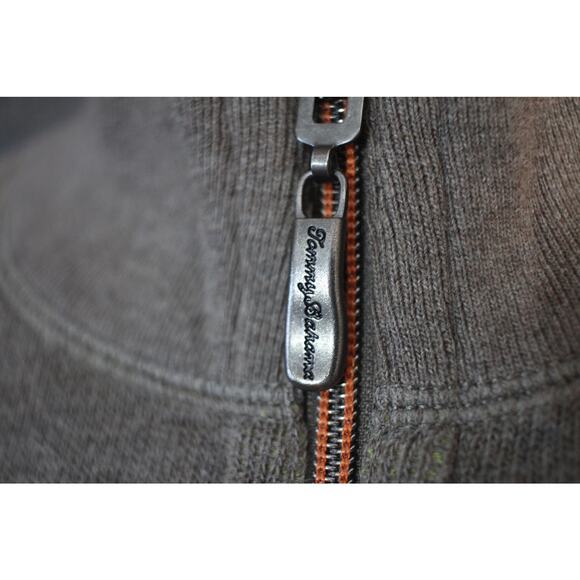 Tommy Bahama Men’s XXL 100% Cotton Quarter-Zip Pullover – Taupe Brown - Picture 3 of 12